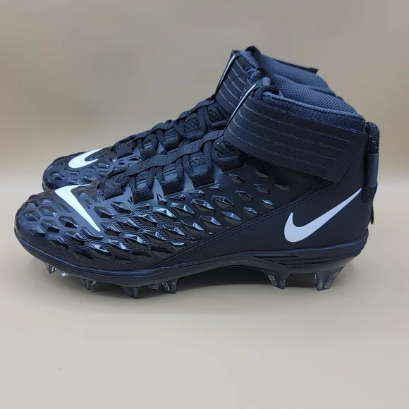Nike Force Savage Pro 2 Mid Football Cleats Black Men’s Size 9.5 New AH4000 002 Nike Force Savage Pro 2 Mens Football Cleats Black AH4000  main image 2
